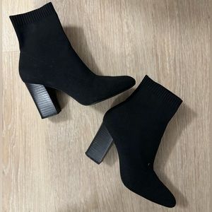 High Heeled Pointed Sock Booty